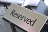 reserved - photo/picture definition - reserved word and phrase image